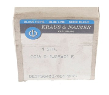 KRAUS NAIMER CG16 D-1W25*01 E  ! NEW !