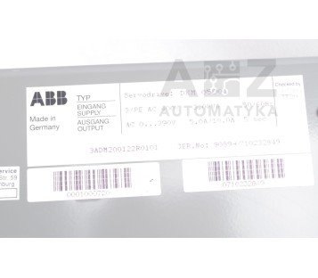 ABB DIGITAL SERVODRIVE DKM 05001 DKM05001  3ADM200122R0101