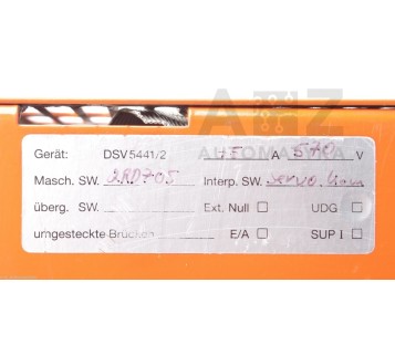 DIETZ DSV 544CNC DSV5441/2  9544C062 DSV544CNC-45/570  45/50A