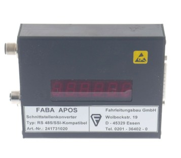 FAHRLEITUNGSBAU FABA APOS RS 485/SSI-KOMPATIBEL 241731020 
