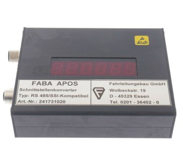 FAHRLEITUNGSBAU FABA APOS RS 485/SSI-KOMPATIBEL 241731020 