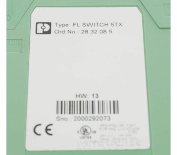 PHOENIX CONTACT FL SWITCH 5TX 2832085 
