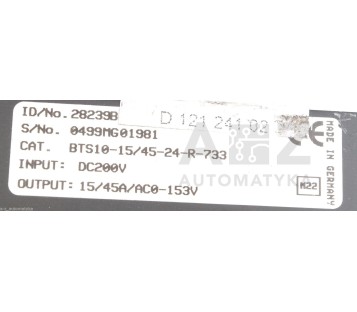 BALDOR ASR  BTS 10 BTS10  BTS10-15/30-24-R-735  BTS10153024R735 28240AB