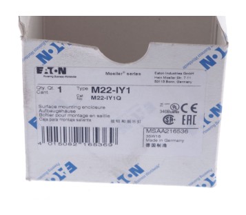 EATON M22-IY1 M22IY1 M22-IY1Q M22IY1Q  ENCLOSURE ! NEW !