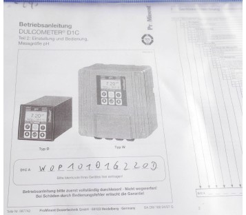 PROMINENT D1CAW0P10001G210D DULCOMETER PH PHEP112SE SET