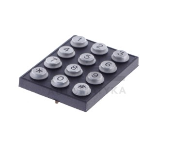 EAO A.12150.PO1   A12150PO1 0381134  Key Polychloroprene Elastomer Keypad ! NEW 