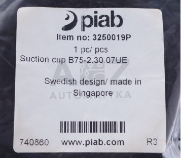 PIAB 3250019P B75-2.30.07UE B7523007UE Suction Cup ! NEW !