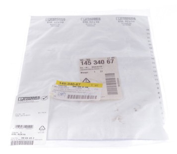 PHOENIX CONTACT ESL 62X10 ESL62X10  0809492 Insert strip, Sheet, white, u! NEW !