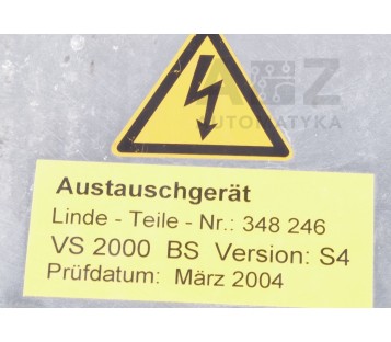 LINDE VS 2000 BS S4 VS2000BS  VER.C 348 246 348246 
