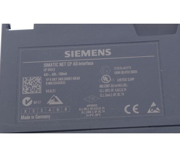 SIEMENS 6GK7343-2AH01-0XA0  6GK73432AH010XA0 NET CP AS-Interface CP343-2 ! NEW !