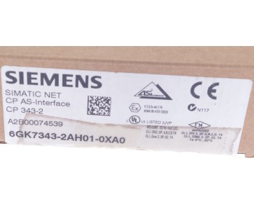 SIEMENS 6GK7343-2AH01-0XA0  6GK73432AH010XA0 NET CP AS-Interface CP343-2 ! NEW !