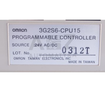 OMRON PROGRAMMABLE CONTROLLER  SYSMAC S6  3G2S6-CPU15 3G2S6CPU15 