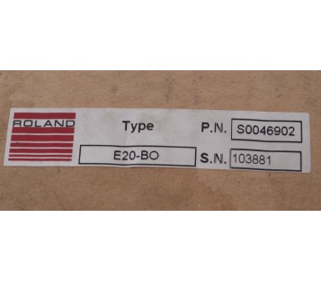 ROLAND ELECTRONIC R 1000 E20-B0  E20BO S0046902 ! NEW !