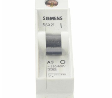 SIEMENS 5SX21 A3 CIRCUIT BREAKER