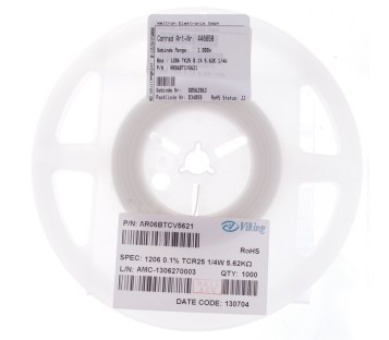 Viking Tech AR06BTCV5621 5.62kΩ SMD 1206 0.25 W 0.1 % 25 ppm 1000pcs ! NEW