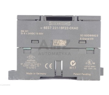 SIEMENS EM 221 DC 6ES7 221-1BF22-0XA0 2211BF220XA0