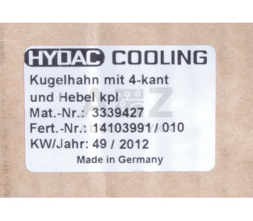 HYDAC COOLING 3339427 14103991/010  14103991010 ! NEW !