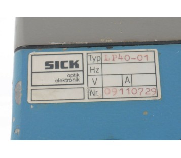SICK LP40-01 LP4001 09110729 