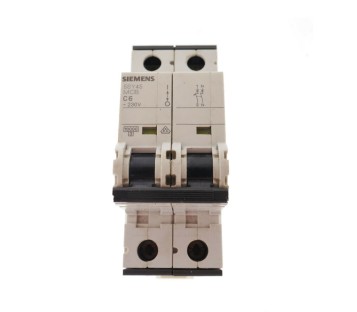 SIEMENS 5SY4506-7 5SY45067 C6 2POLE MCB