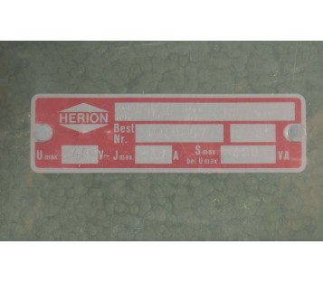 HERION 0811667 48V AC 10A 480VA 0,3-10BAR ! NEW !