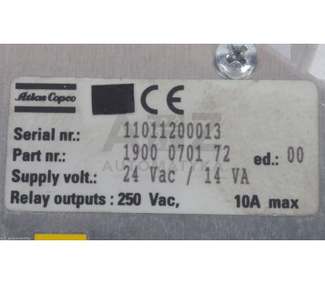 ATLAS COPCO  1900 0701 72  1900070172 ED. 00 