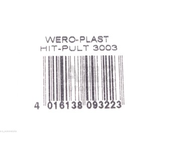 WERO-PLAST WEROPLAST HIT-PLUT 3003 HITPLUT3003 ! NEW !