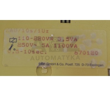 PILZ ZAU 10S 1UZ 670120 