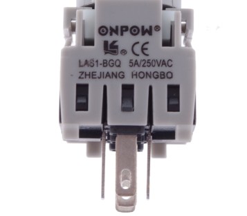 TRU COMPONENTS LAS1-BGQ-11ZE/B/12V, IP67 5A/250VAC BLUE LED 19mm SPST ! NEW !