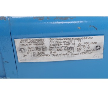SIEMENS 1FT5076-0AG71-1  1FT50760AG711