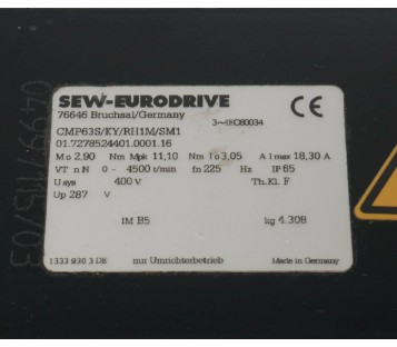 SEW CMP63S/KY/RH1M/SM1 01.7278524401.0001.16 