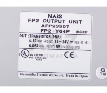 NAIS OUTPUT UNIT FP2-Y64P FP2Y64P