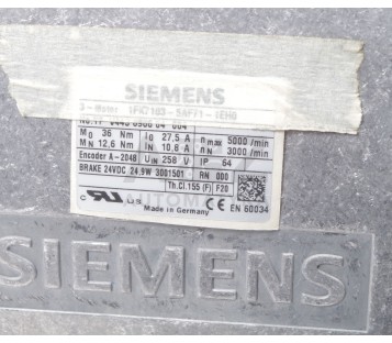 SIEMENS 1FK7103-5AF71-1EH0  1FK71035AF711EH0 ! NEW !