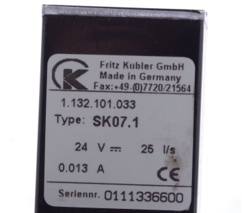 FRITZ KUBLER 1.132.101.033 1132101033 SK07.1 SK071 