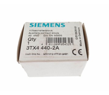 SIEMENS 3TX4440-2A 3TX4402A 4NO ! NEW !