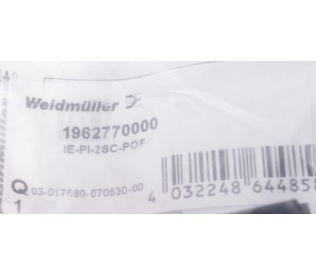 WEIDMULLER IE-PI-2SC-POF 1962770000 SC insert, OPTIC Plug insert 2 SC,  ! 10PCS 