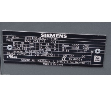 SIEMENS 1FT6108-8AC71-1EB0  1FT61088AC711EB0 ! NEW !