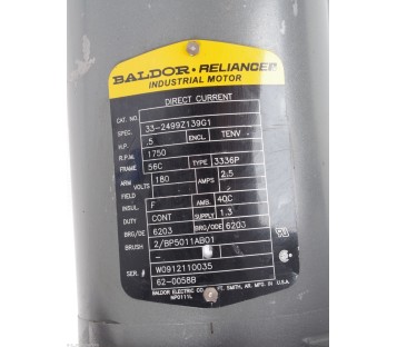 BALDOR RELIANCER 33-2499Z139G1  332499Z139G1 3336P