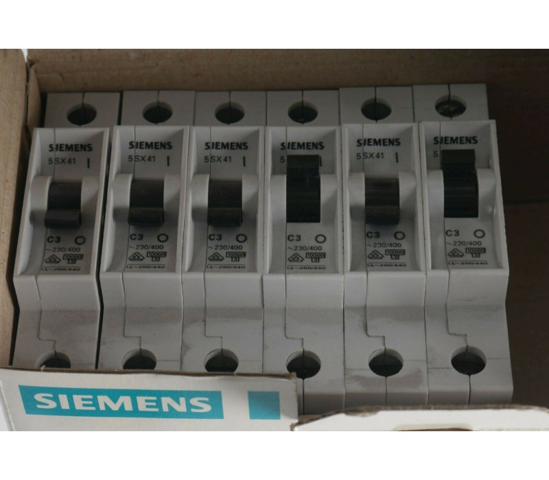 SIEMENS C3 5SX41 CIRCUIT BREAKER ! 6PCS ! 