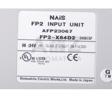 NAIS FP2 INPUT UNIT FP2-X64D2 FP2X64D2 