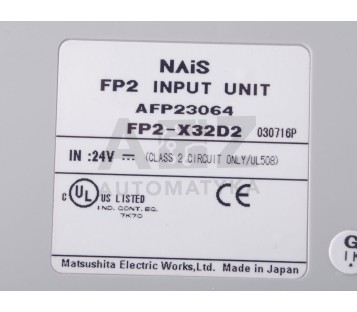 NAIS FP2 INPUT UNIT FP2-X32D2 FP2X32D2 