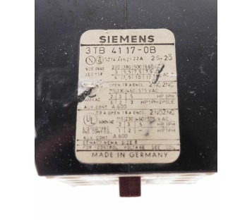 SIEMENS 3TB4117-0B 3TB41170B