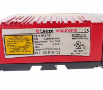LEUZE ELECTRONIC 50116198 BCL 300i R1M 102 MS300 ! NEW !