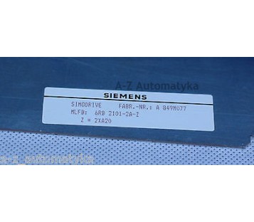 SIEMENS SIMODRIVE RACK 6RB 2101-2A-Z ( 6RB2101-2A-Z )