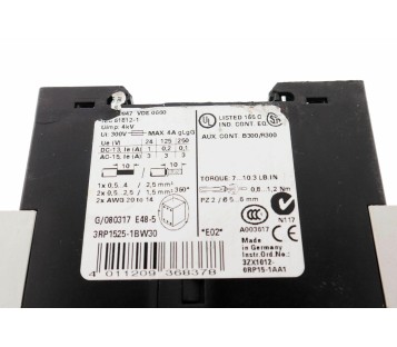 SIEMENS 3RP1525-1BW30 3RP15251BW30