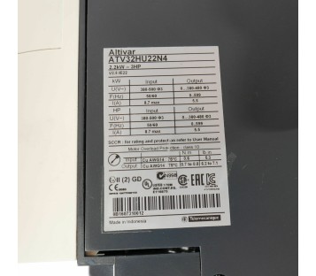 SCHNEIDER ATV32HU22N4