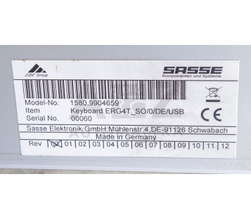 EBE SASSE KEYBOARD ERG4T_SO/0/DE/USB 1580.9904659  15809904659