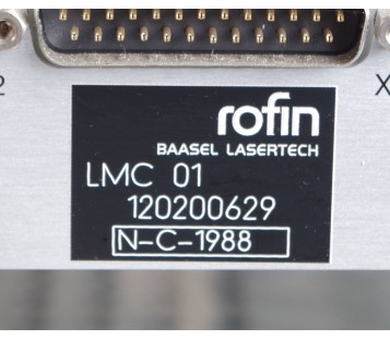CARL BAASEL LASERTECH ROFIN 10110293 +  LMC 01  HEX SM II  + LCU SM II S 