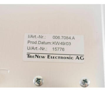 TRENEW ELECTRONIC H006.7518 006.7084.A 15776 RACK
