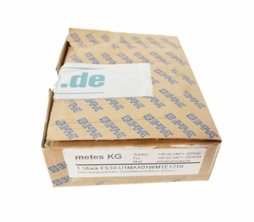 METES KG FS10-U1 FS10-U1MAX01WM1E12T0 FLOW SWITCH ! NEW !