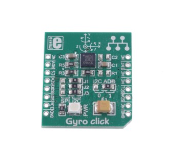 MIKROE CLICK BOARD GYRO CLICK MANUAL VER. 1.01  three-axis digital gyros ! NEW !